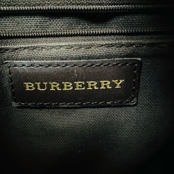 Burberry Regent Haymarket Check Tote Bag Made in Italy - Picture 11 of 16